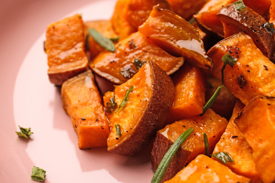 Cinnamon Roasted Sweet Potatoes