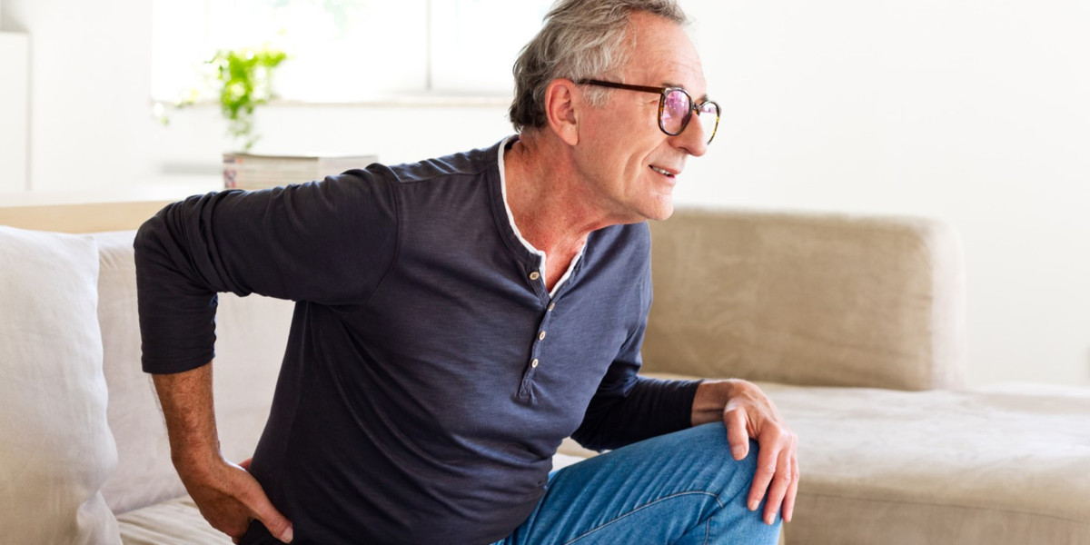 Man in Hernia Pain